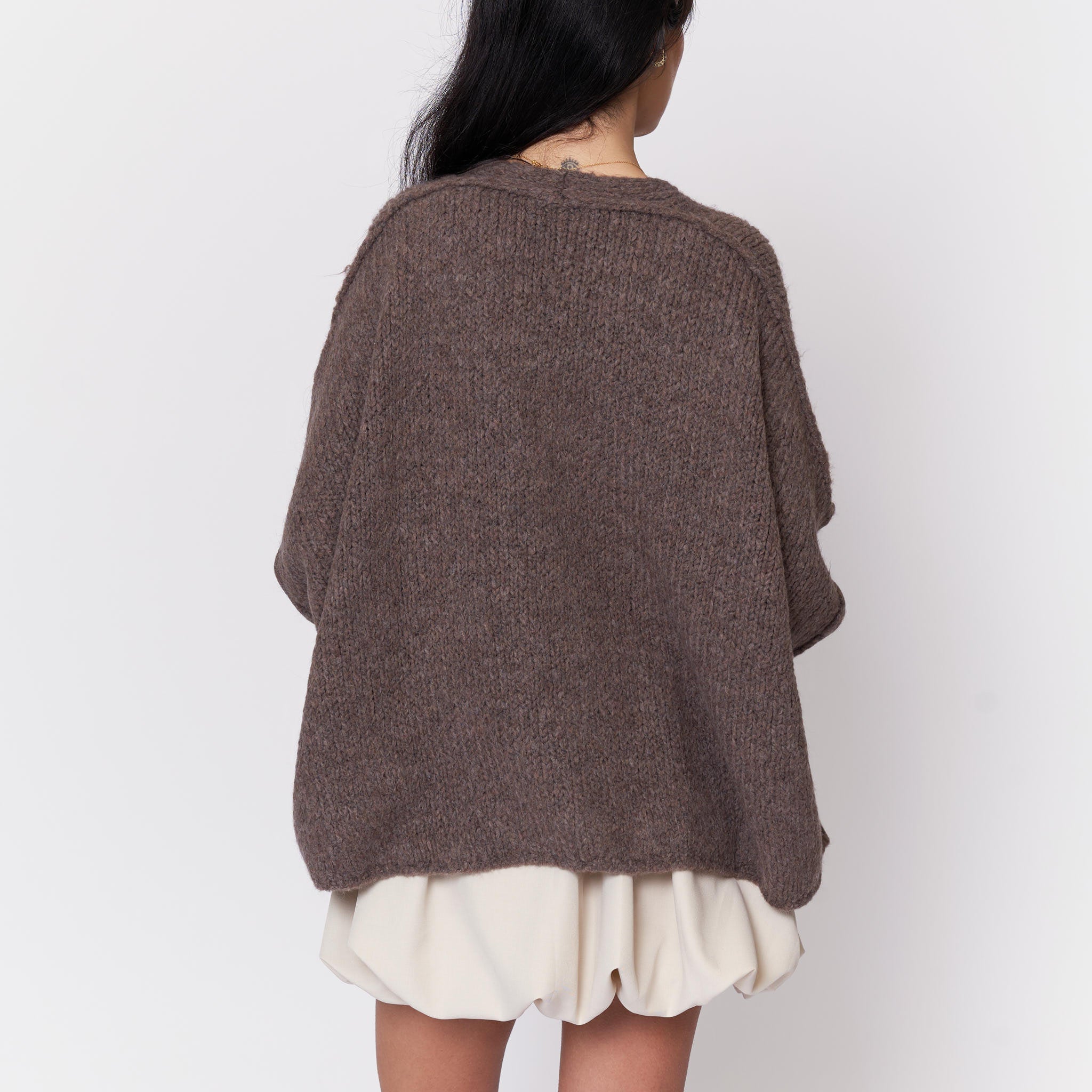 Cardigan oversize à col en V CozyGlam