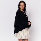 Cardigan oversize à col en V CozyGlam