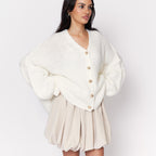 Cardigan oversize à col en V CozyGlam