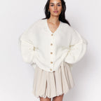 Cardigan oversize à col en V CozyGlam