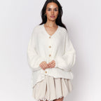 Cardigan oversize à col en V CozyGlam