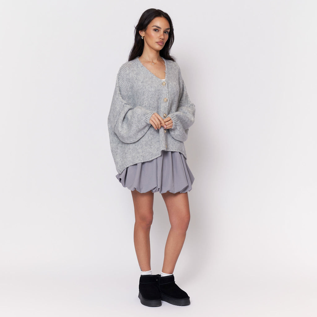 Cardigan oversize à col en V CozyGlam