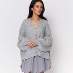 Cardigan oversize à col en V CozyGlam