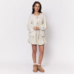 Cardigan oversize avec des nœuds