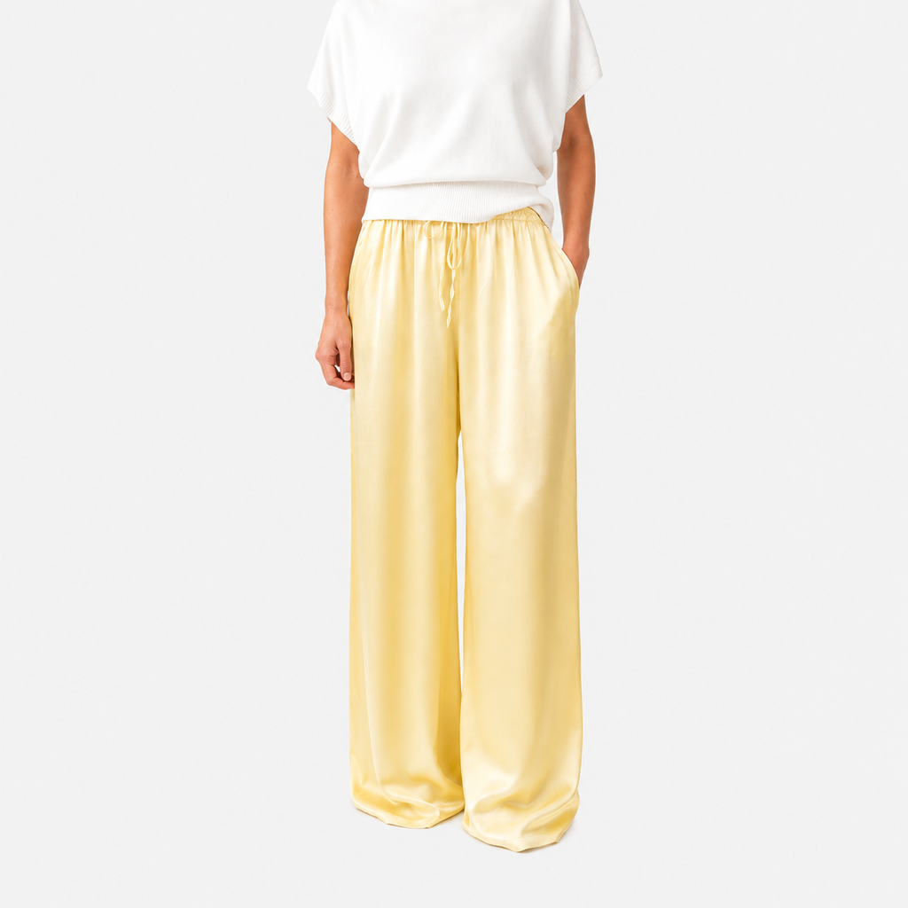 Pantalon en satin