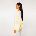 Cardigan oversize à rayures larges