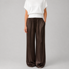 Pantalon en satin
