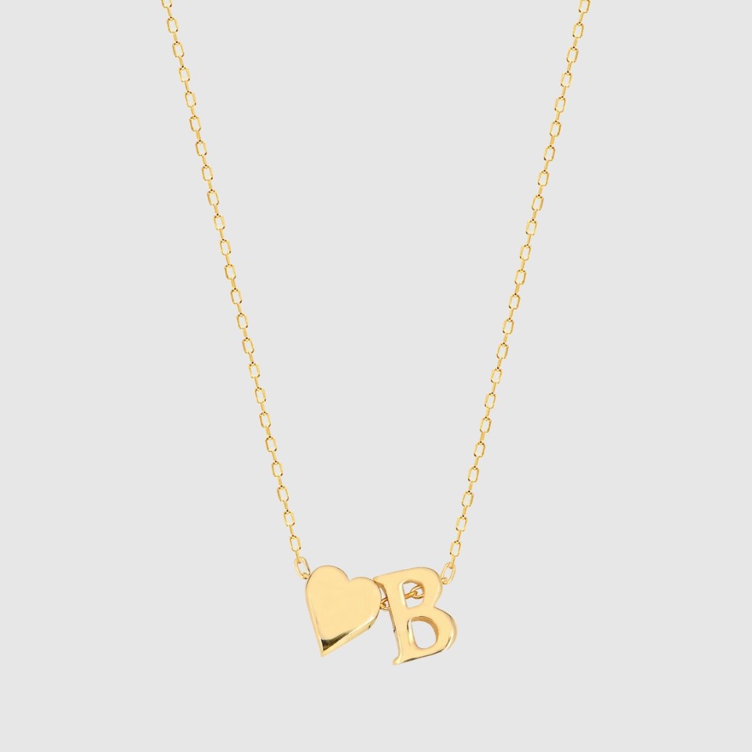 Collier Cœur à Initiales