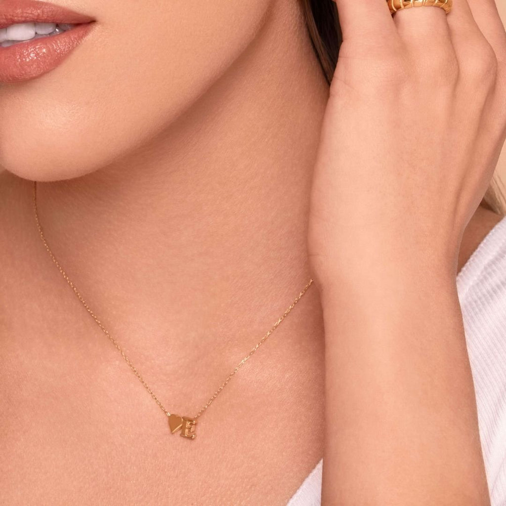 Collier Cœur à Initiales