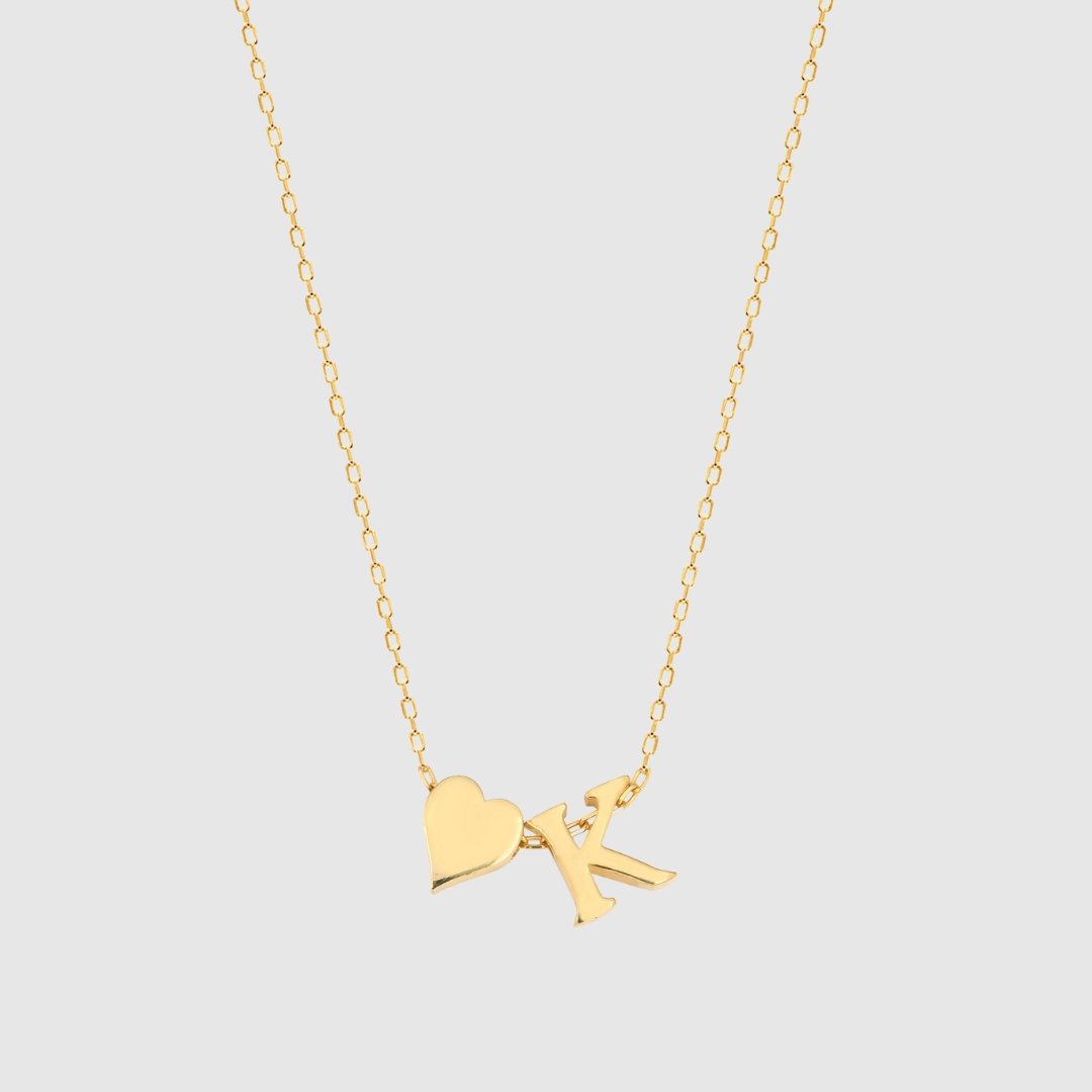 Collier Cœur à Initiales