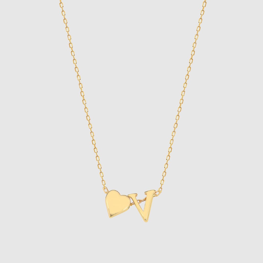 Collier Cœur à Initiales