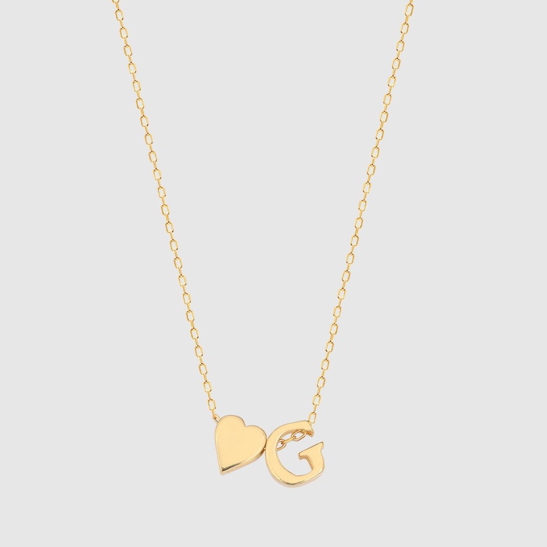 Collier Cœur à Initiales
