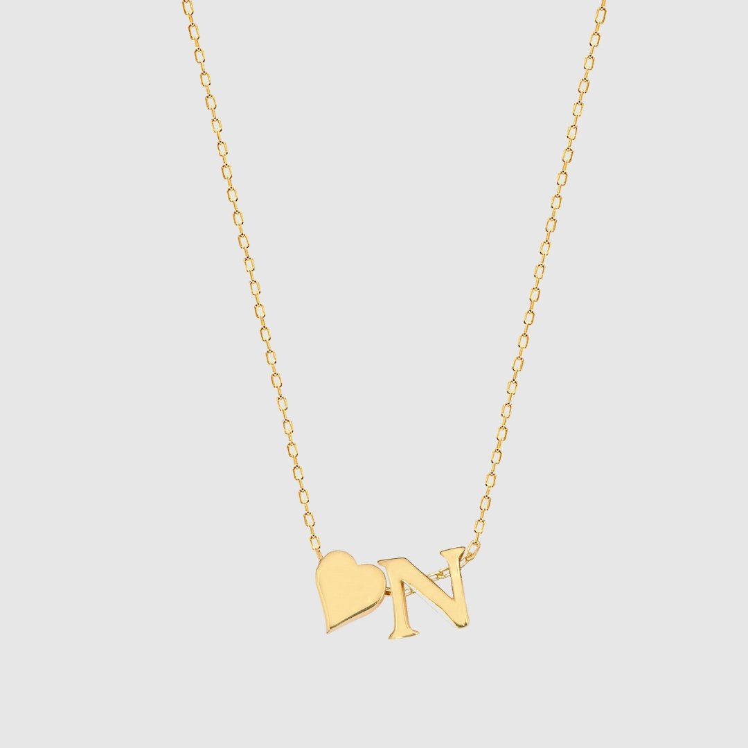 Collier Cœur à Initiales