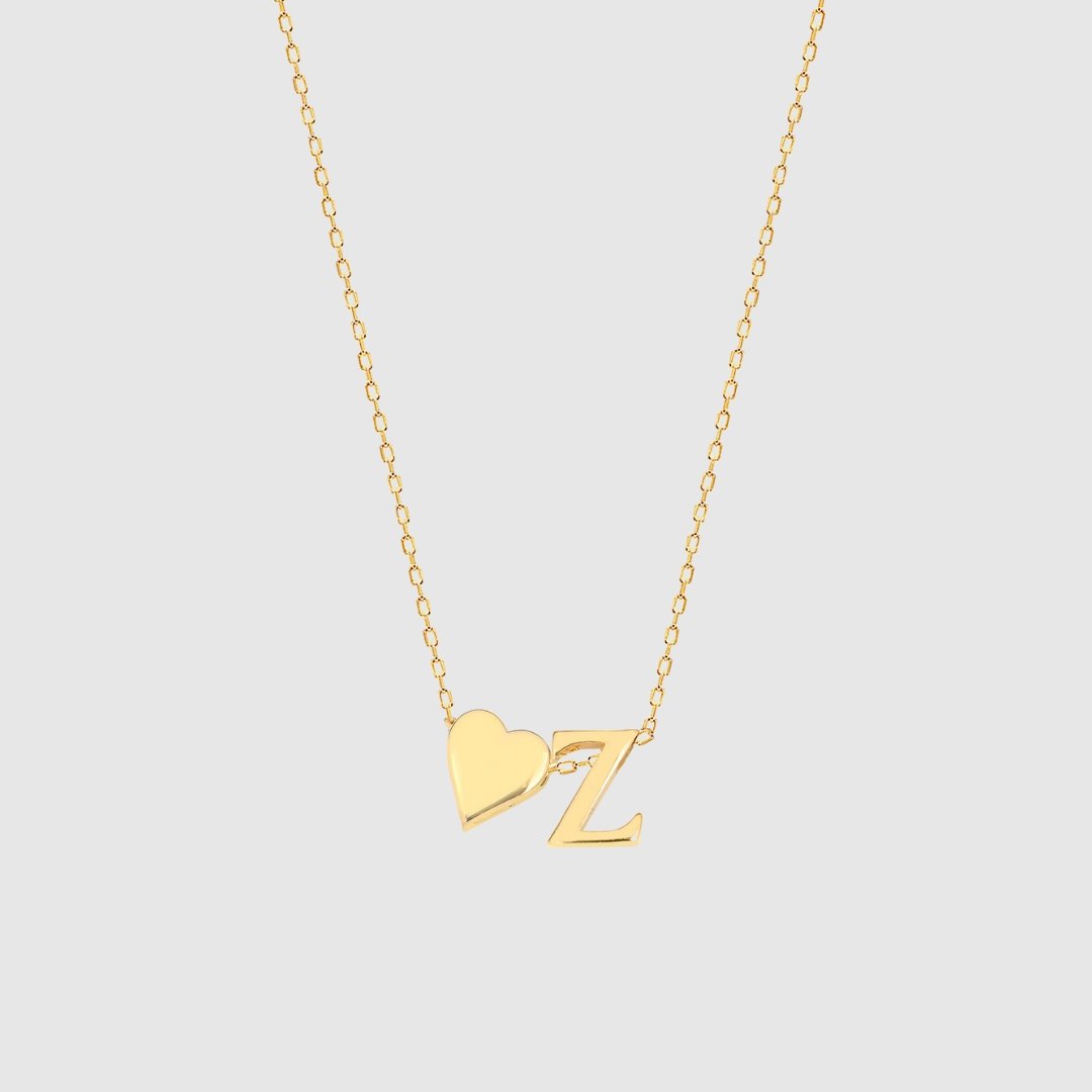 Collier Cœur à Initiales