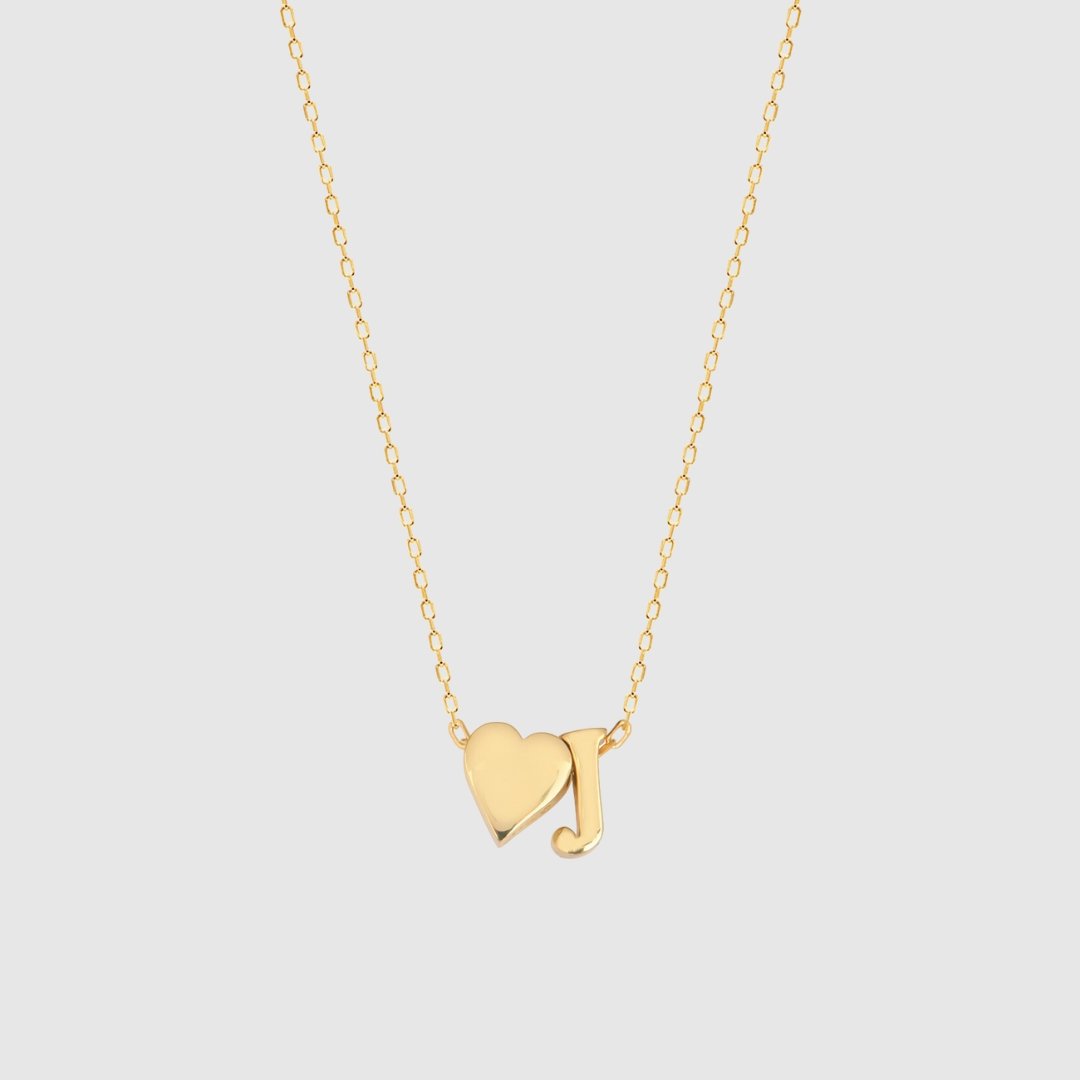 Collier Cœur à Initiales
