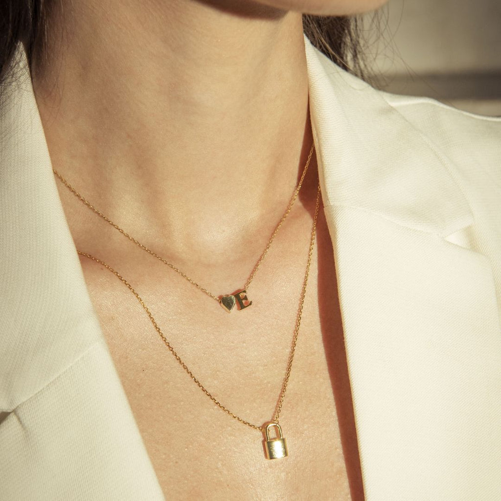 Collier Cœur à Initiales