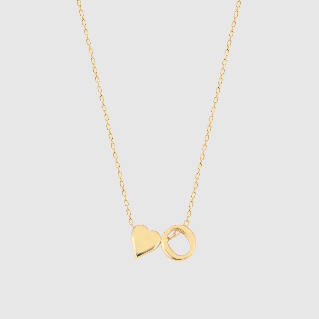 Collier Cœur à Initiales