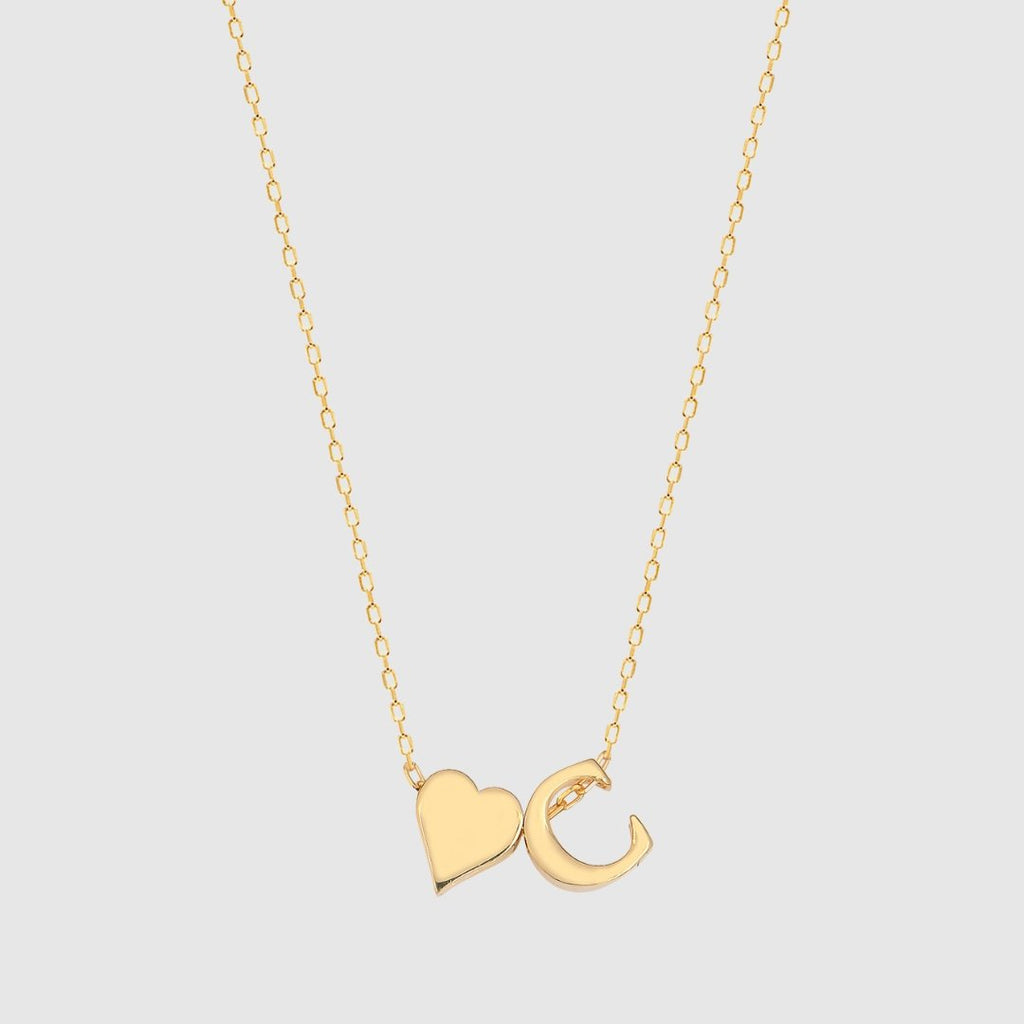 Collier Cœur à Initiales