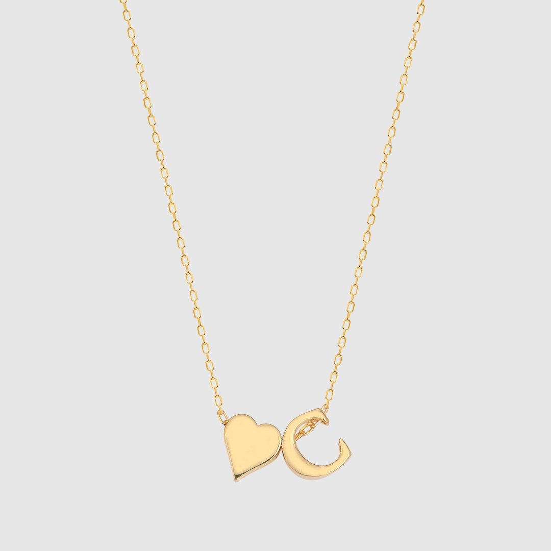 Collier Cœur à Initiales
