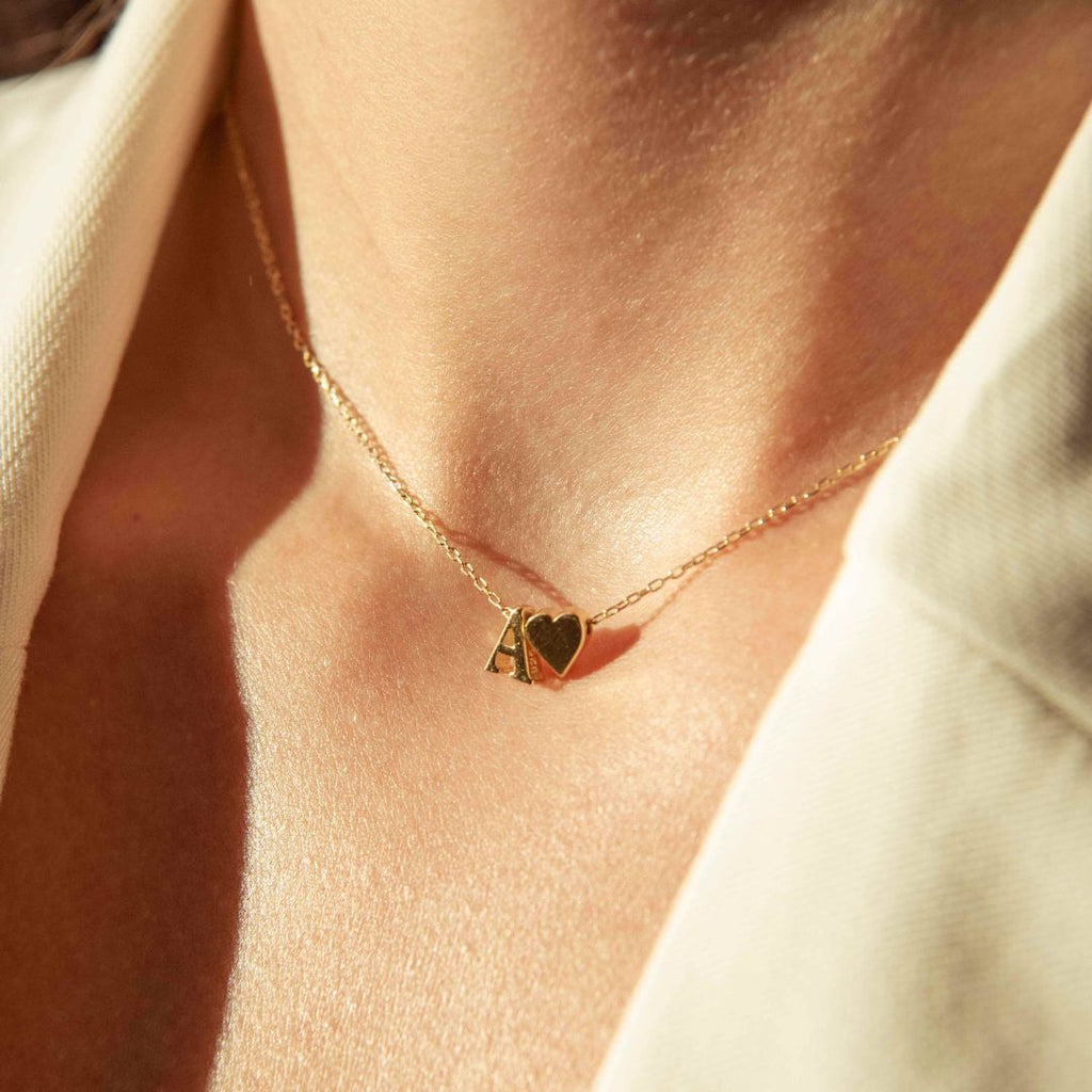 Collier Cœur à Initiales