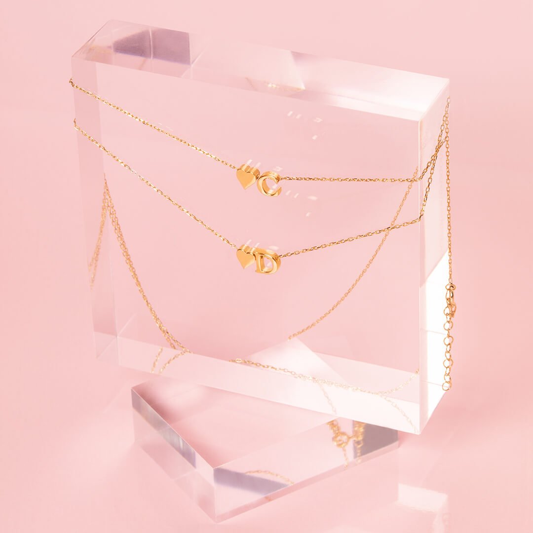 Collier Cœur à Initiales