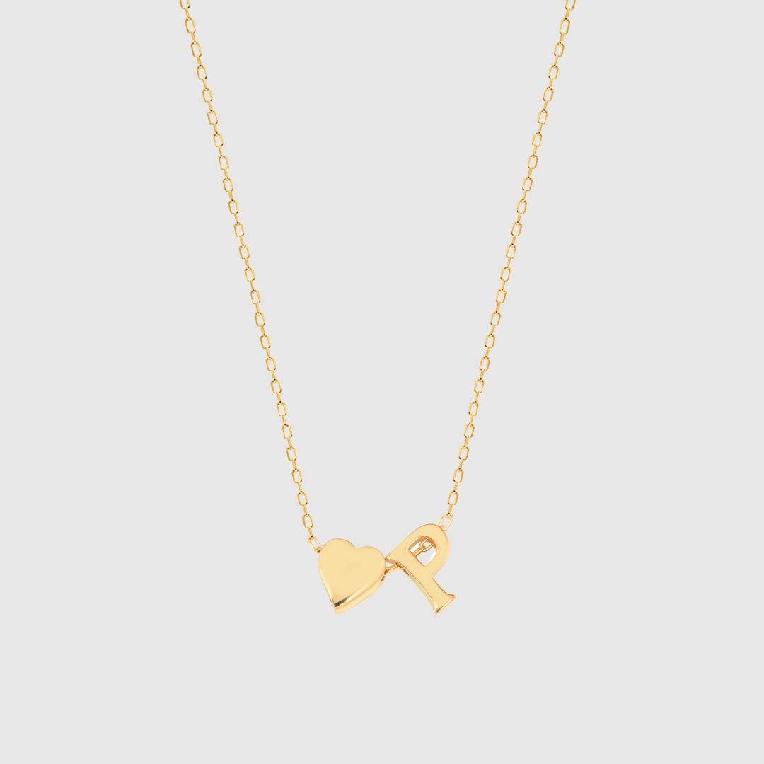 Collier Cœur à Initiales