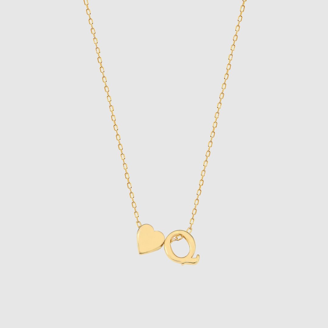 Collier Cœur à Initiales
