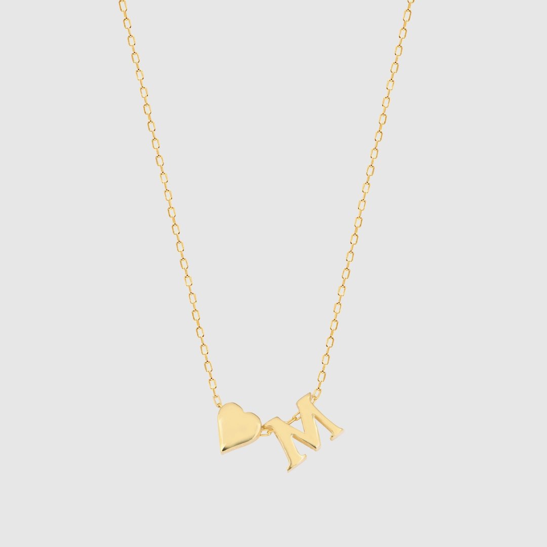 Collier Cœur à Initiales