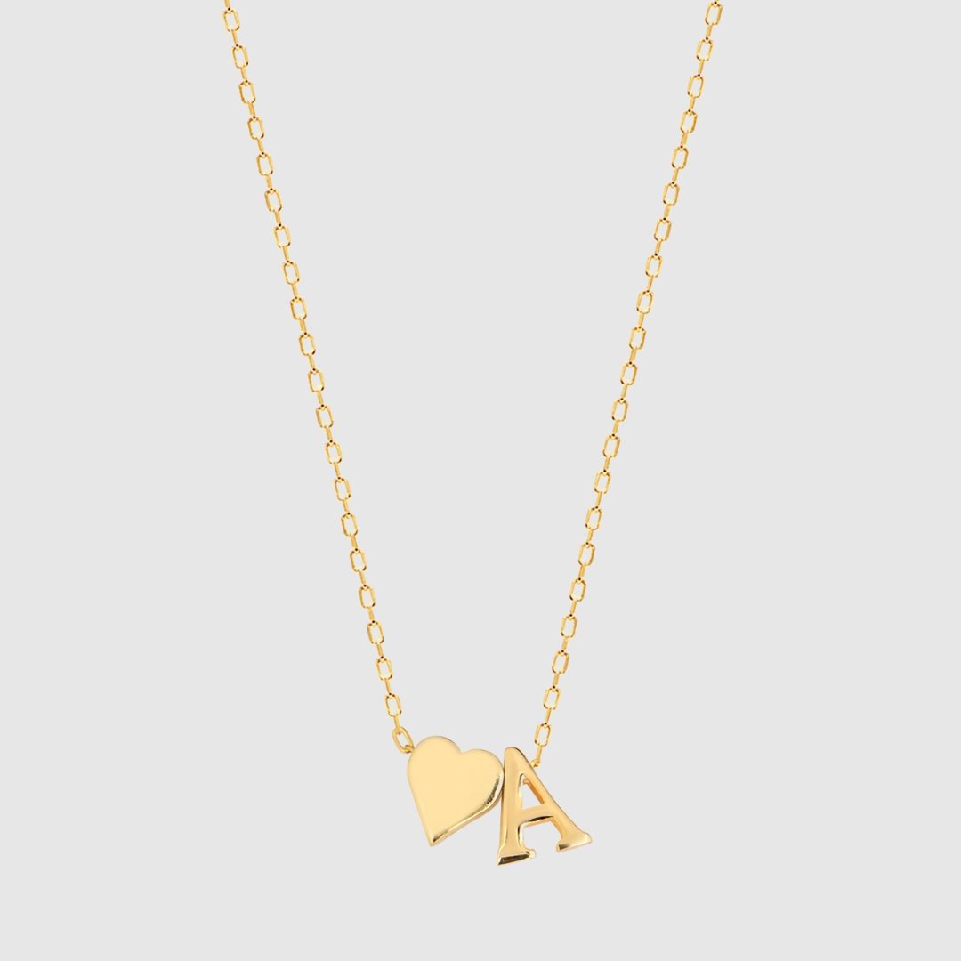 Collier Cœur à Initiales