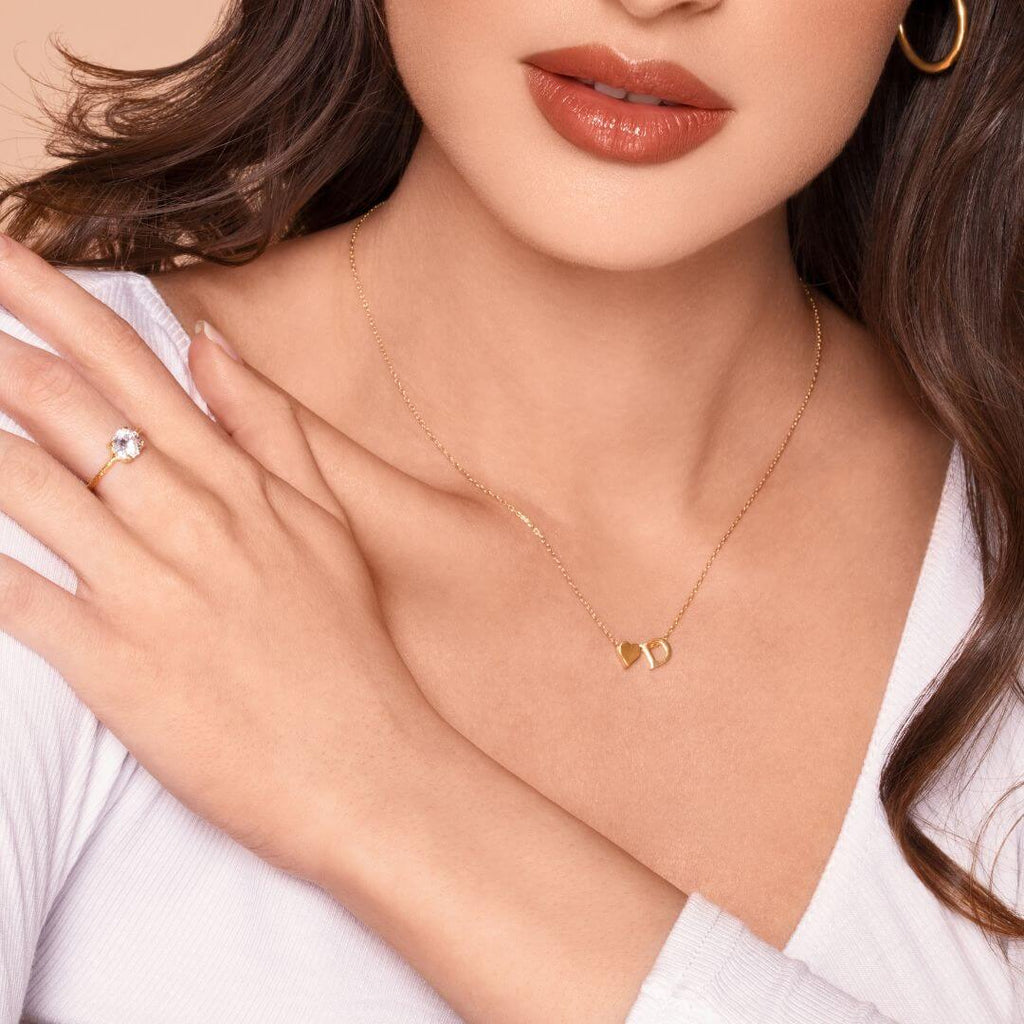 Collier Cœur à Initiales