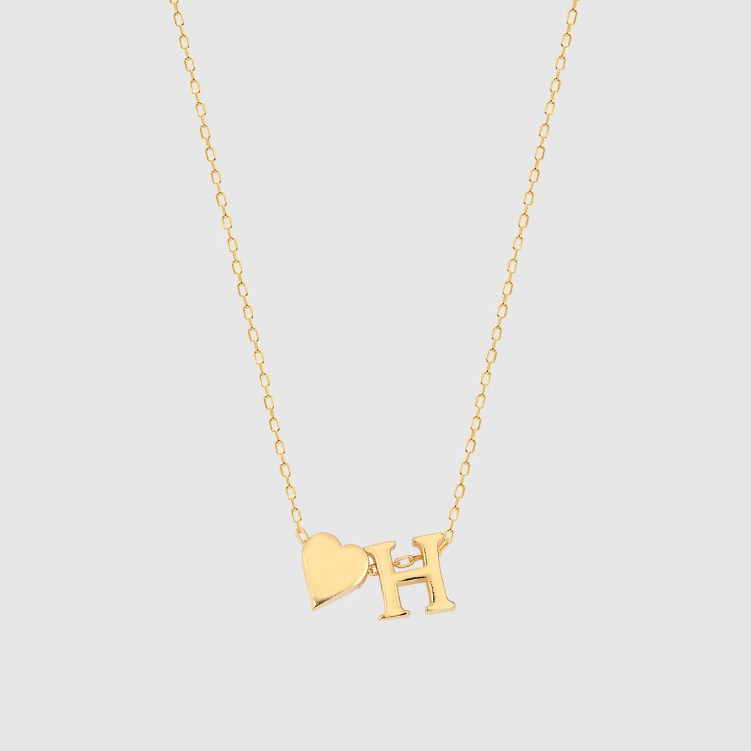 Collier Cœur à Initiales