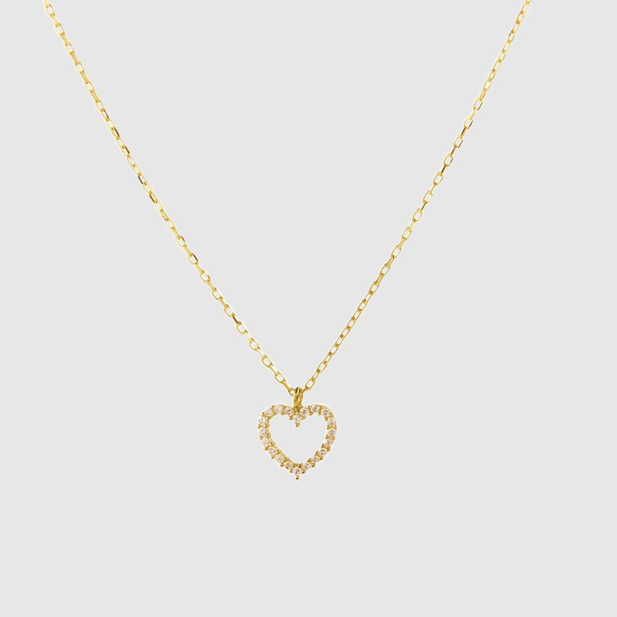 Collier avec un cœur