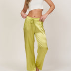 Pantalon en satin
