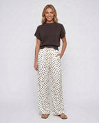 Pantalon en satin