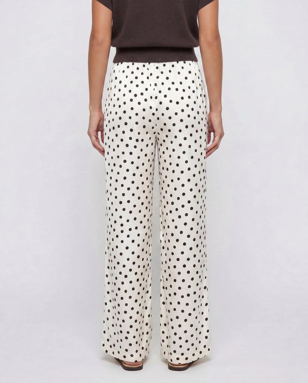 Pantalon en satin