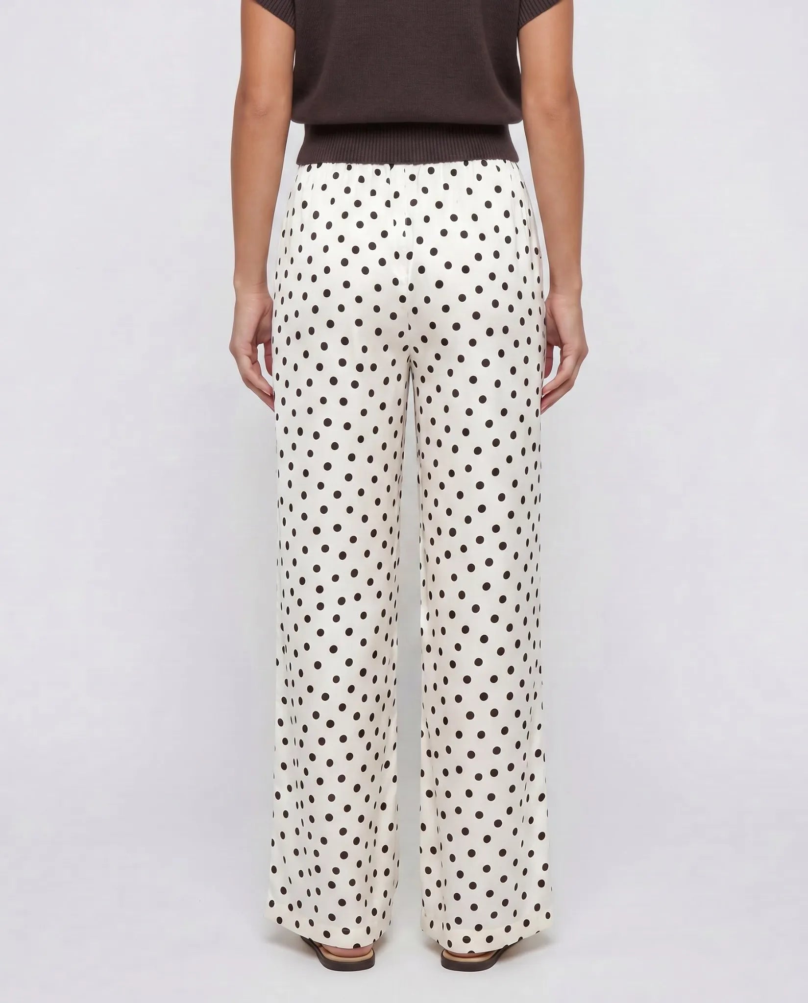 Pantalon en satin