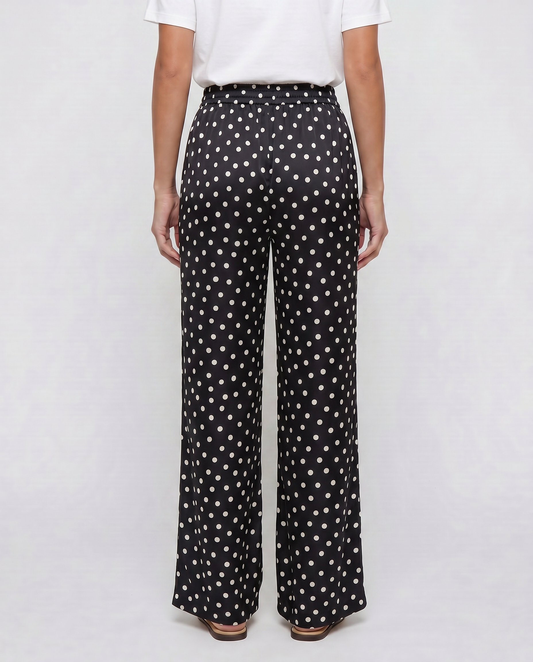 Pantalon en satin